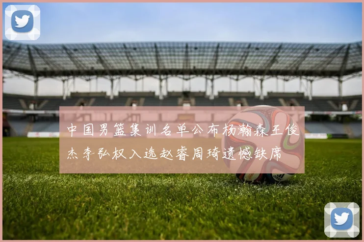 中国男篮集训名单公布杨瀚森王俊杰李弘权入选赵睿周琦遗憾缺席