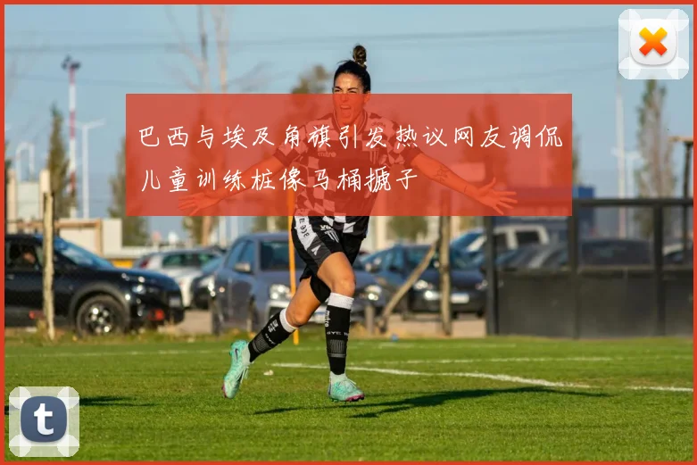 巴西与埃及角旗引发热议网友调侃儿童训练桩像马桶搋子